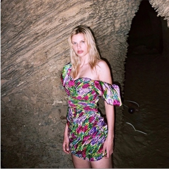 Ronny Kobo Collection Francesca Floral Mini Dress - Picture 4 of 11